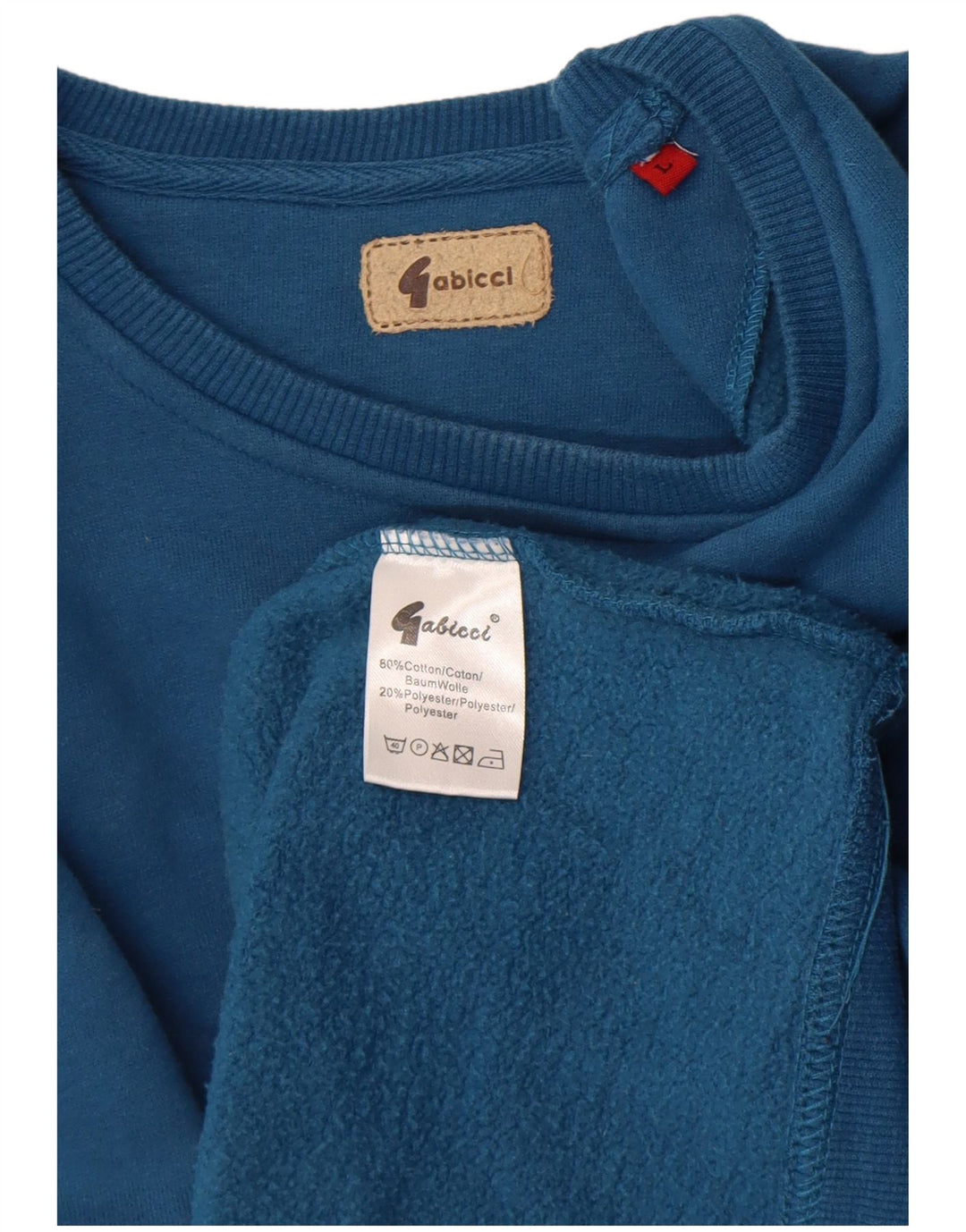 Gabicci Hombre Sudadera Jumper Grande Azul Algodón