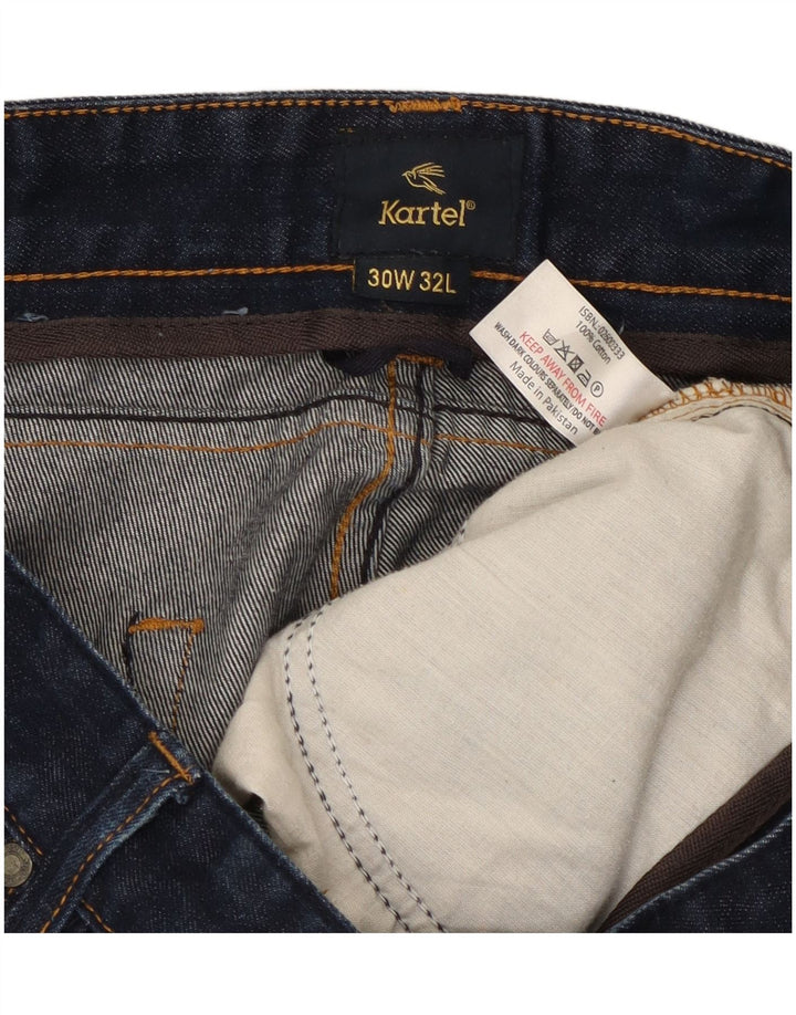 KARTEL Vaqueros Rectos Hombre W30 L32 Azul Marino Algodón