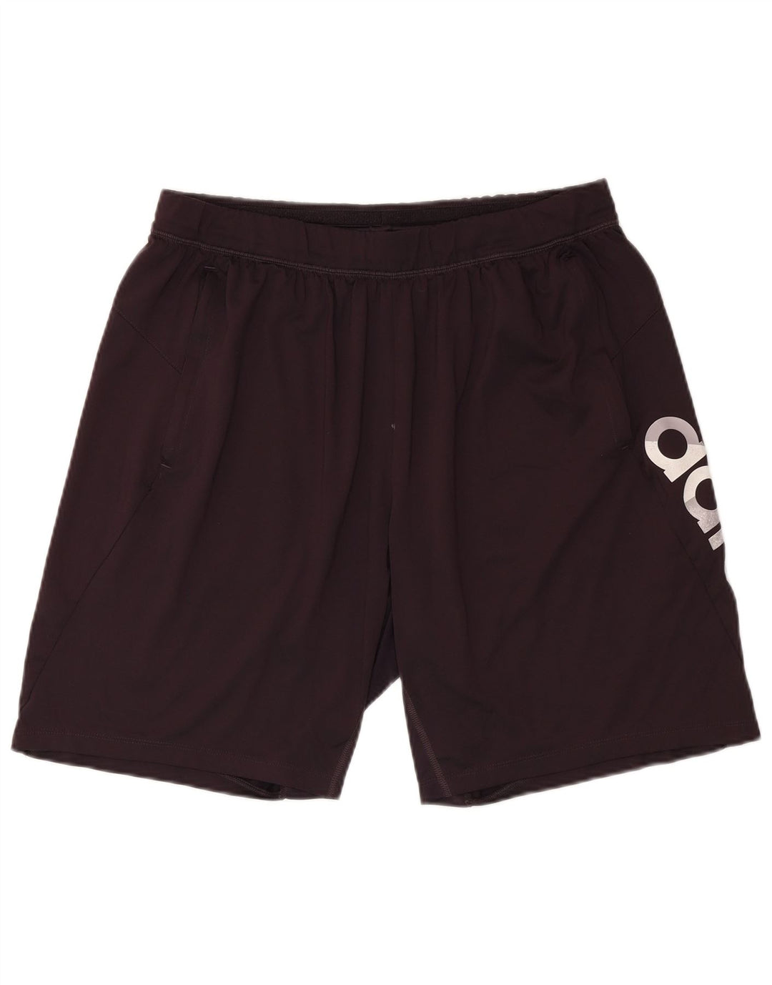 Adidas Pantalones cortos deportivos gráficos para hombre Poliéster negro mediano