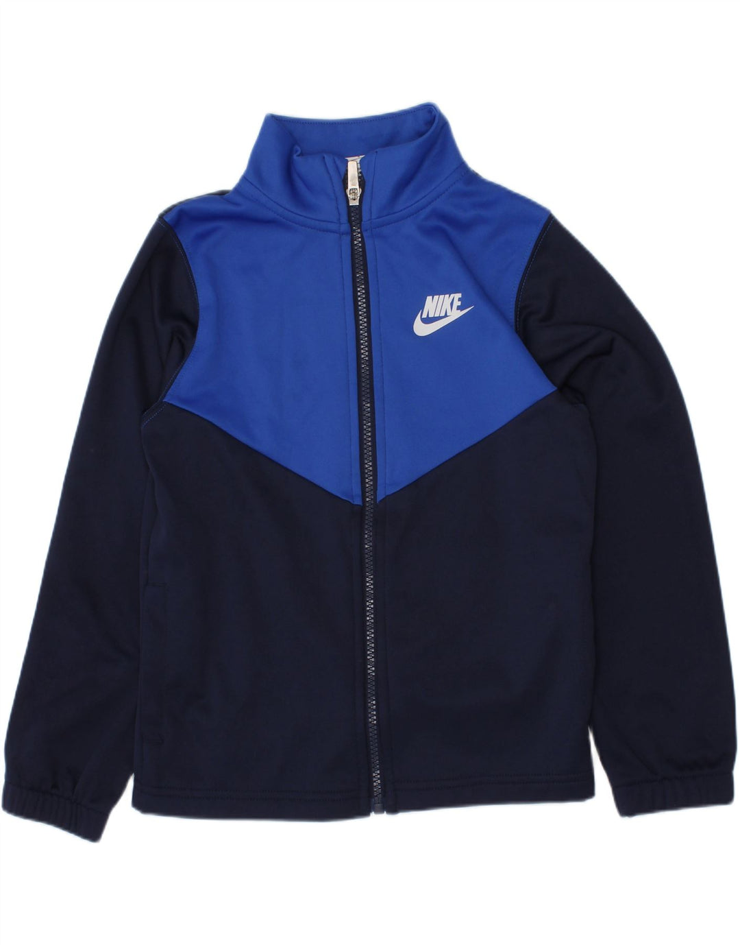 Nike Chaqueta de chándal para niños de 6 a 7 años, Grande, Color Azul Marino