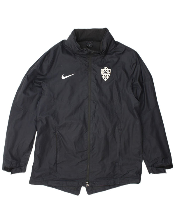 Nike Chaqueta impermeable con capucha para hombre UK 42 XL Gris Poliéster