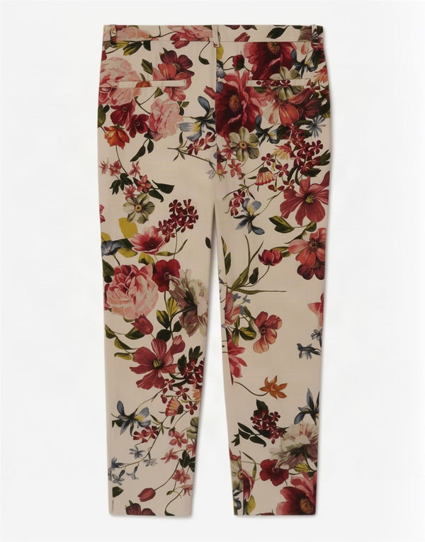 Zara Mujer Pantalones Cortos EU 38 Small W28 L25 Algodón Floral Blanco