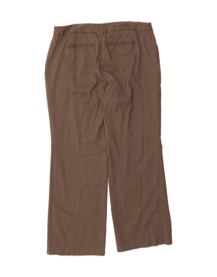EDDIE BAUER Womens Slightly Curvy Bootcut Casual Trousers W36 L30 Brown Vintage Eddie Bauer and Second-Hand Eddie Bauer from Messina Hembry 