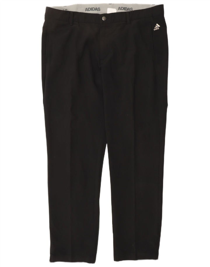 Pantalón chino cónico ADIDAS para hombre W38 L32 Poliéster negro