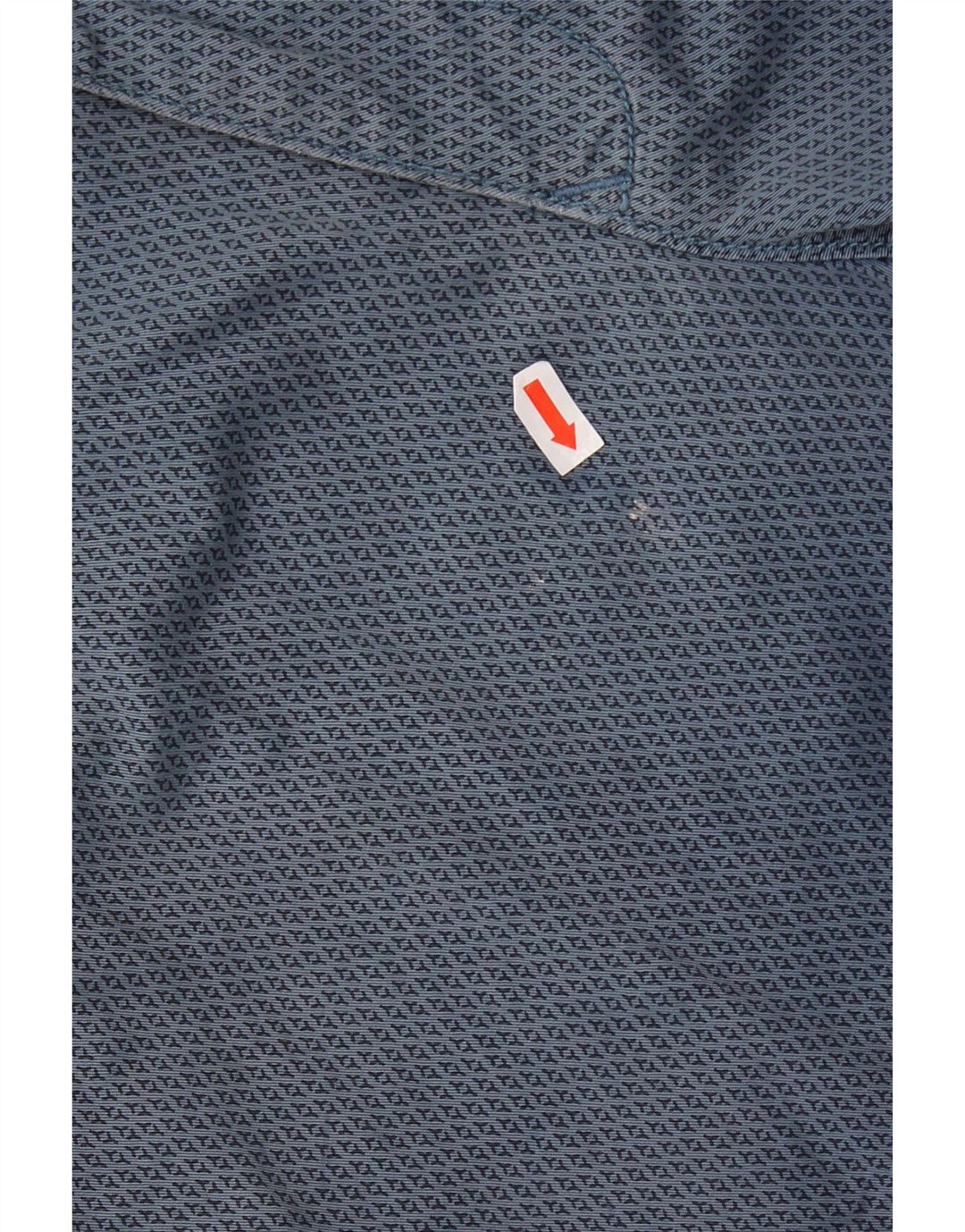 Tommy Hilfiger Pantalones cortos chinos para hombre W33 Algodón geométrico azul medio