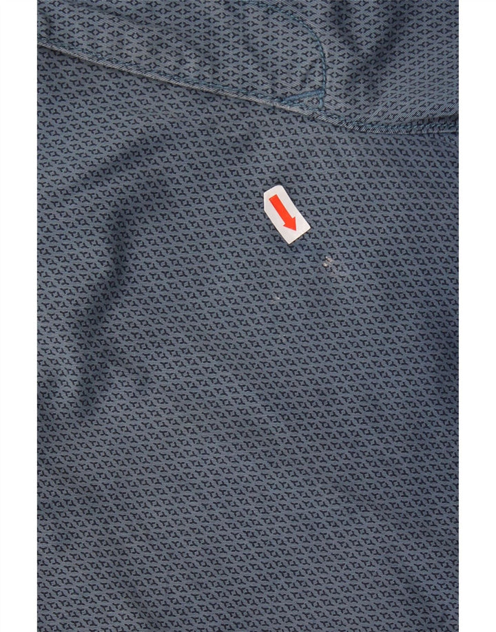 Tommy Hilfiger Pantalones cortos chinos para hombre W33 Algodón geométrico azul medio