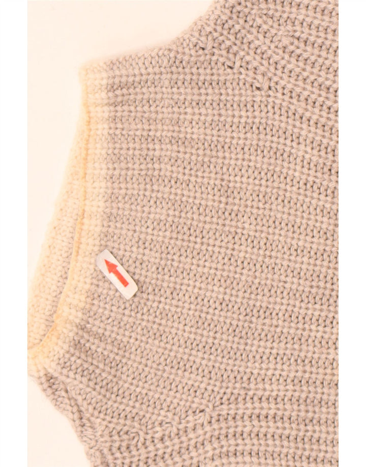 Marks & Spencer Jersey con Cuello Alto para Mujer UK 10 Small Azul Marino