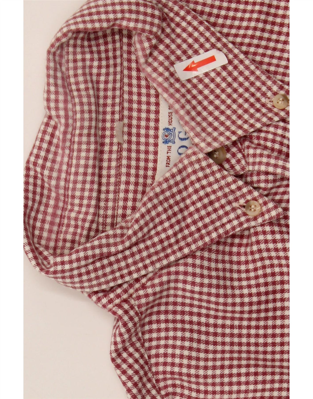 Camisa Boggi Hombre Large Cuadros Rojos