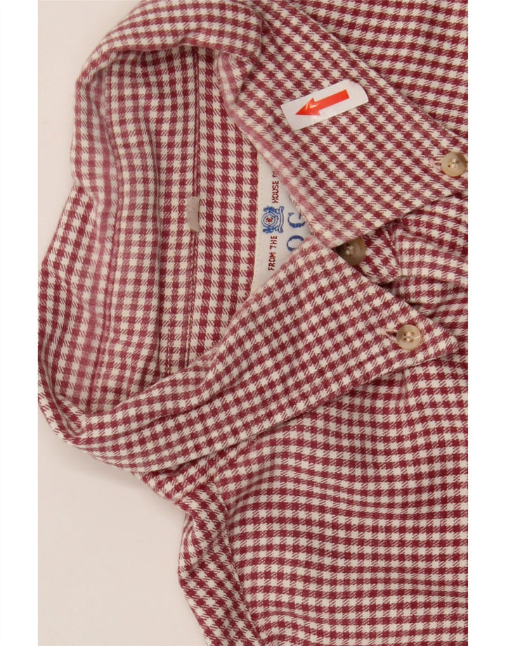 Camisa Boggi Hombre Large Cuadros Rojos