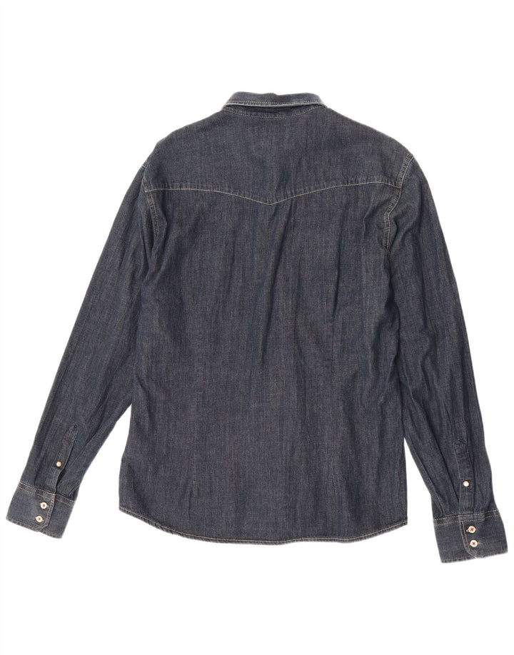 Energie Camisa Vaquera Hombre XL Algodón Azul