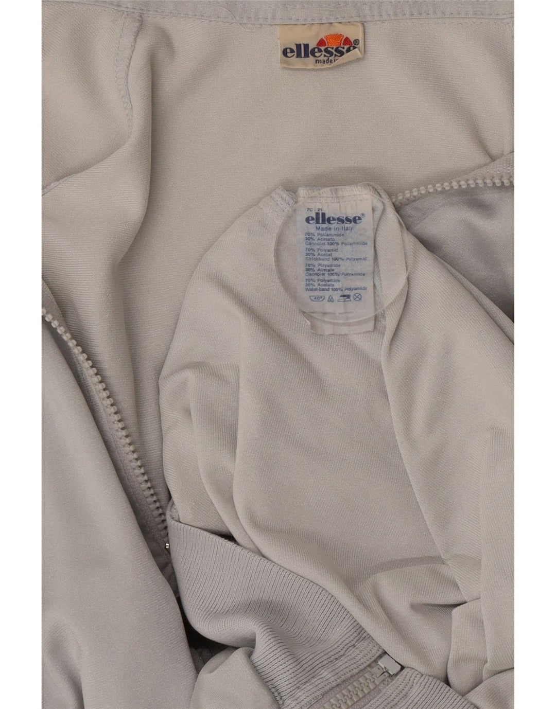 Ellesse Mens Chándal Top Jacket IT 54 XL Gris Colorblock Poliéster