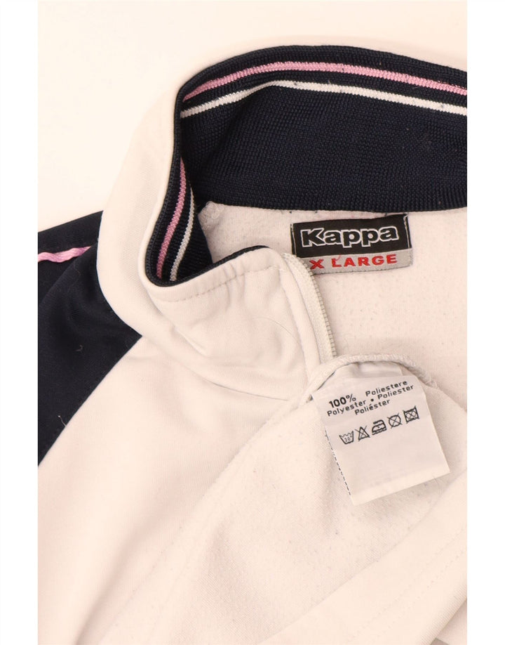 Champion Chaqueta de chándal para mujer ES 40 XL Poliéster con bloques de color blanco