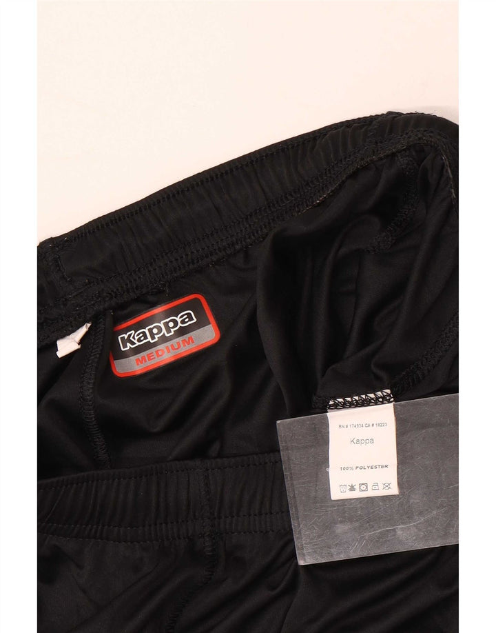 Kappa Mens Graphic Sport Shorts Medium Negro Poliéster