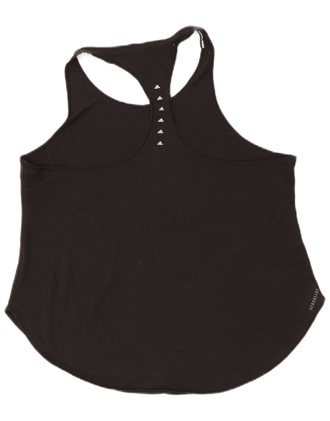 Adidas Mujer Aeroready Chaleco Top Reino Unido 12/14 Mediano Negro