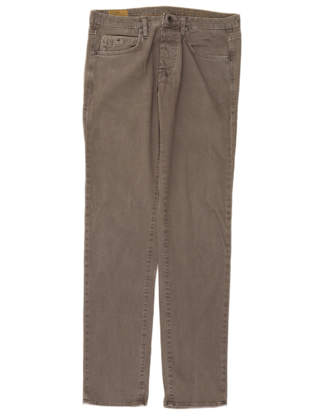 Pantalones informales ajustados para hombre Gas W33 L34 Algodón gris