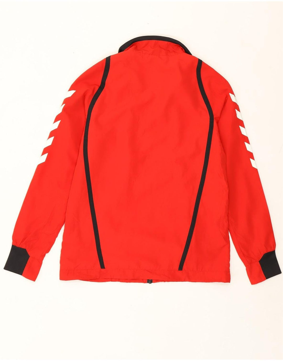Hummel Mens Graphic Chándal Top Chaqueta XS Rojo Colorblock Poliéster
