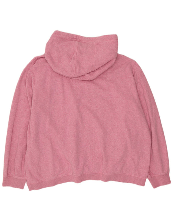 Fat Face Jersey con capucha extragrande para mujer UK 40 XL Algodón moteado rosa