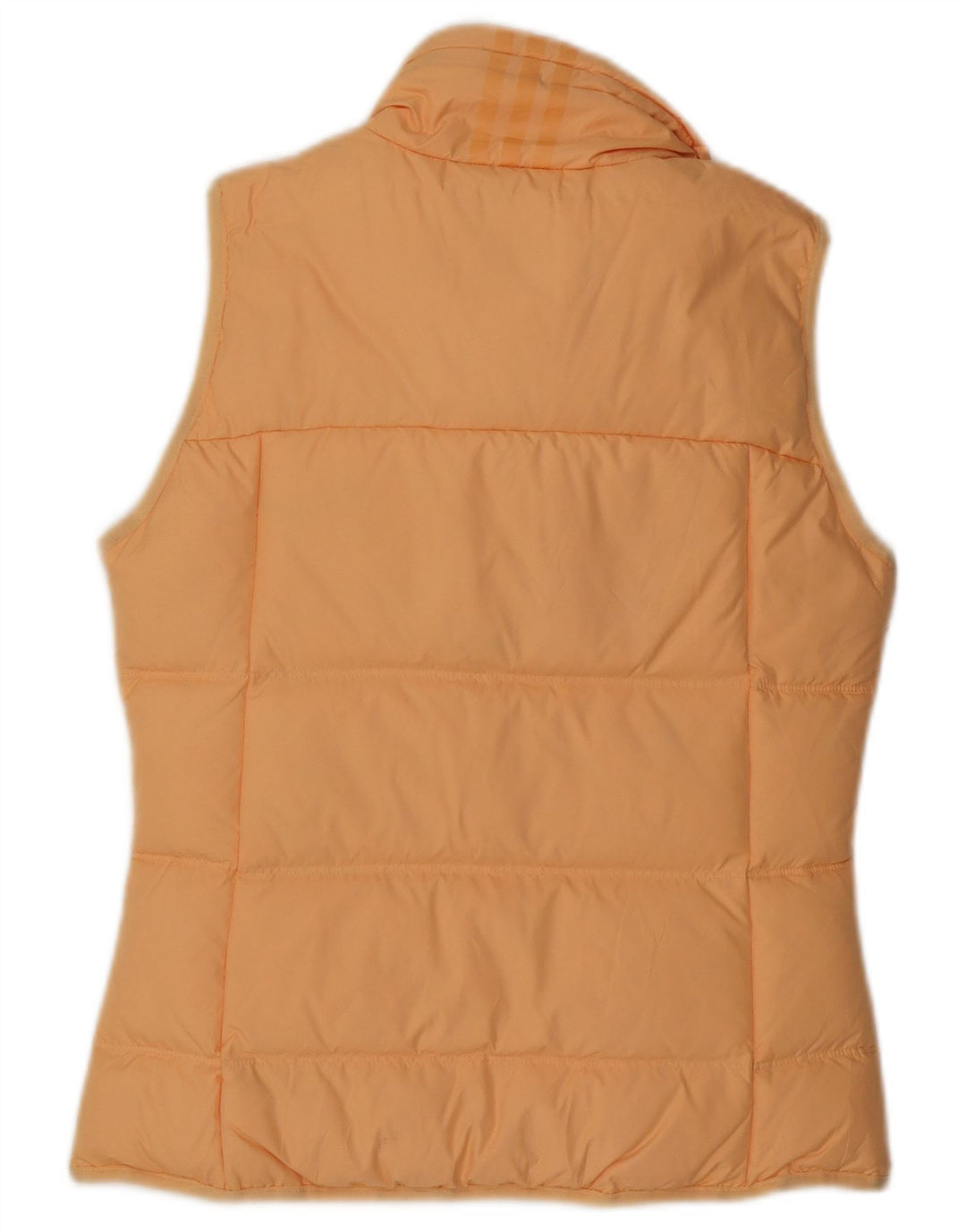 ADIDAS Chaleco acolchado para mujer UK 10 Pequeño Naranja Poliéster