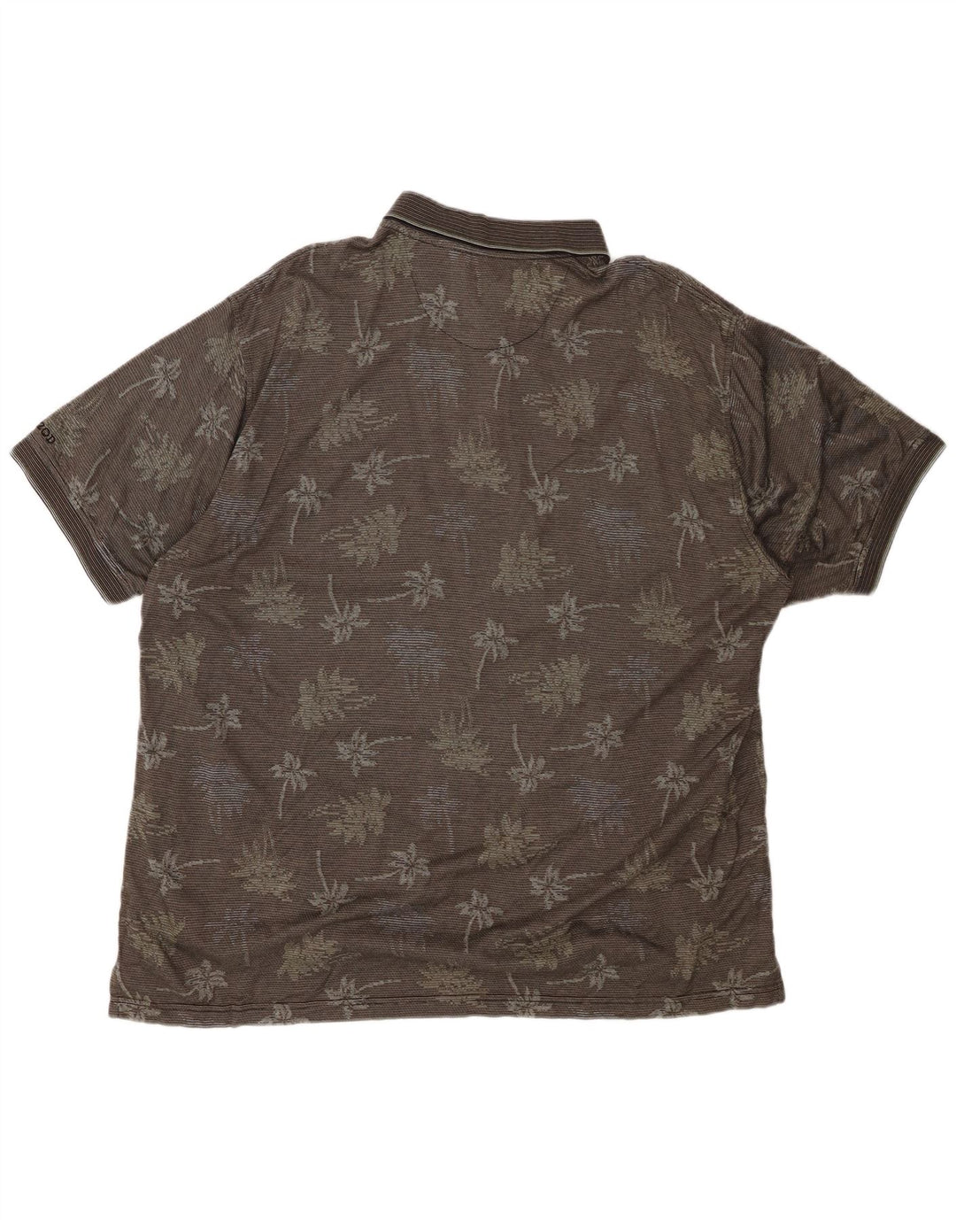 IZOD Polo de golf para hombre XL Algodón floral gris