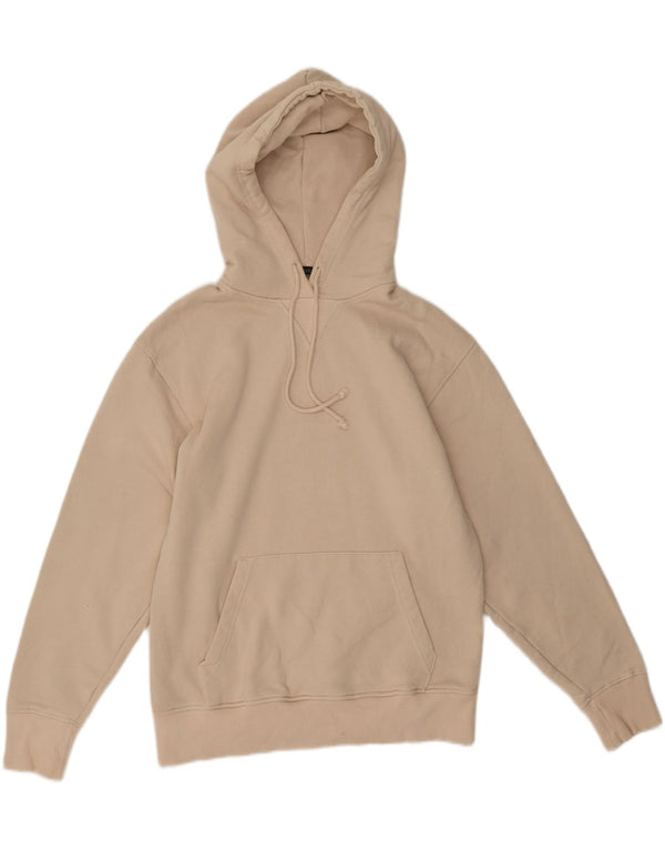 Zara Mujer Sudadera con Capucha Extragrande UK 10 Small Beige