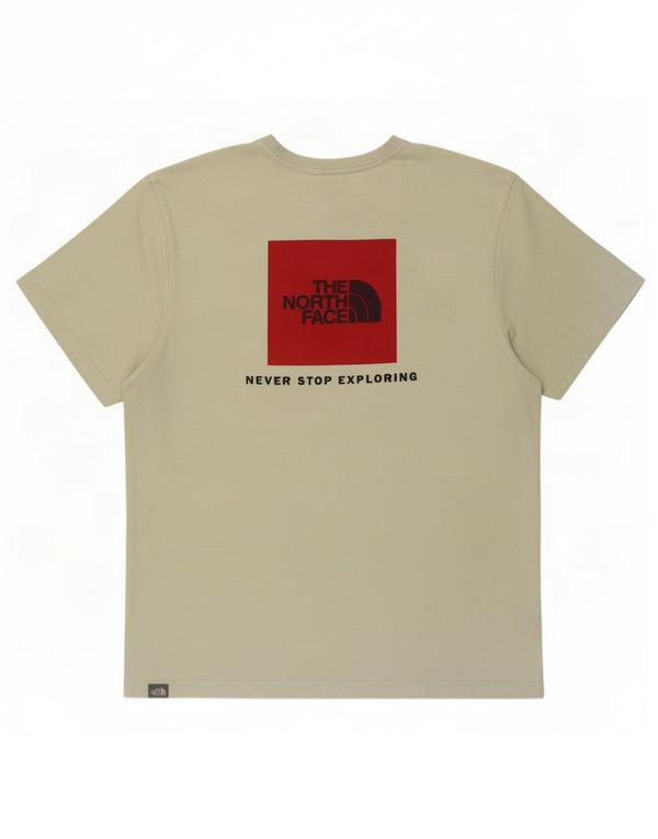 The North Face Mens Graphic T-Shirt Top Large Green Cotton