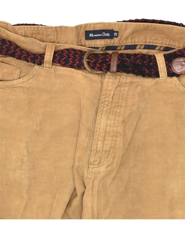 MASSIMO DUTTI Womens Straight Corduroy Trousers W40 L32 Brown Cotton | Vintage Massimo Dutti | Thrift | Second-Hand Massimo Dutti | Used Clothing | Messina Hembry 