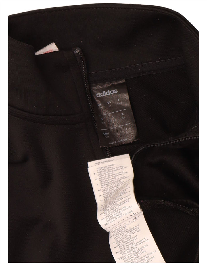 Adidas Chaqueta de chándal gráfica para niña 11-12 años Negro Poliéster