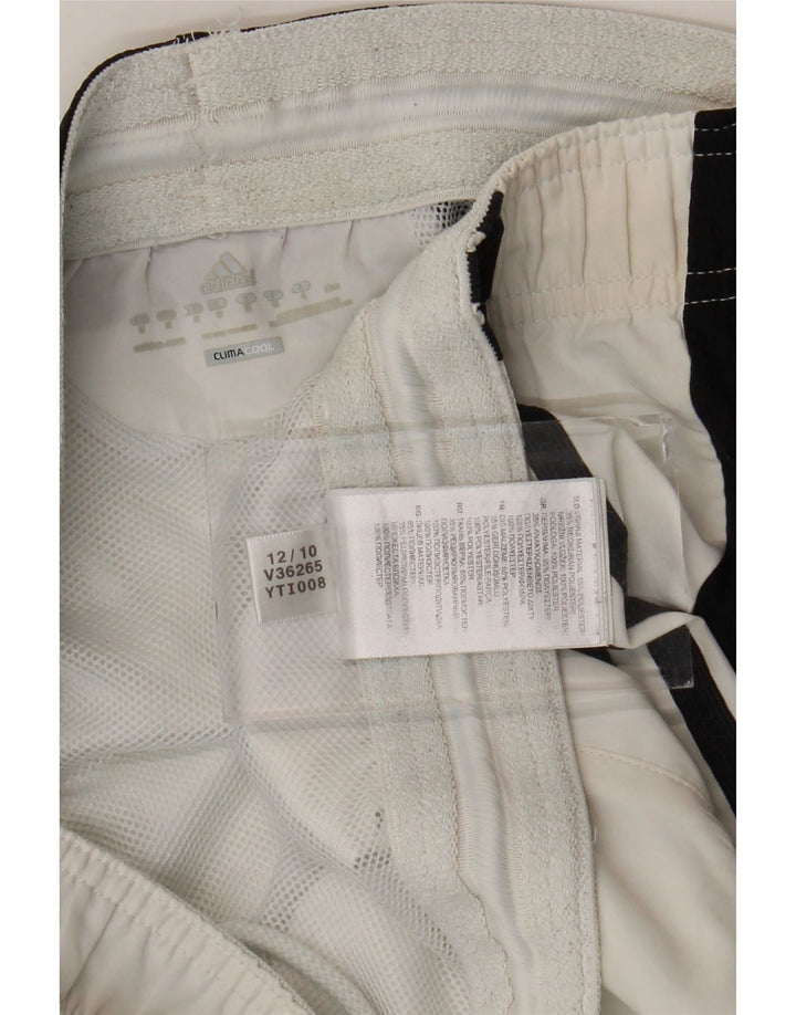 Adidas Mens Climacool Sport Shorts Medio Blanco Colorblock Poliéster