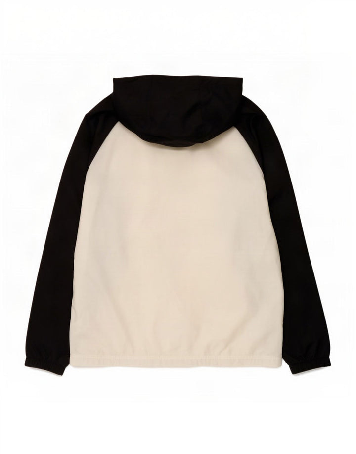 Nike - Chaqueta de chándal con capucha para hombre, talla grande, color blanco, poliéster, color block