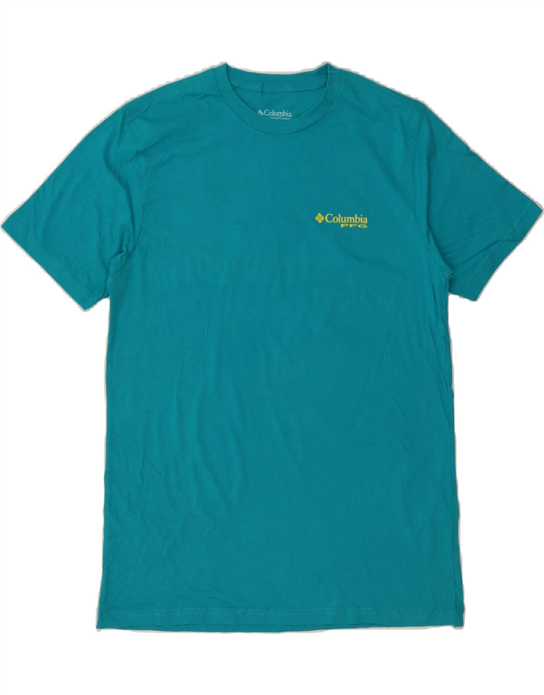 COLUMBIA Camiseta gráfica para hombre Top Algodón turquesa medio