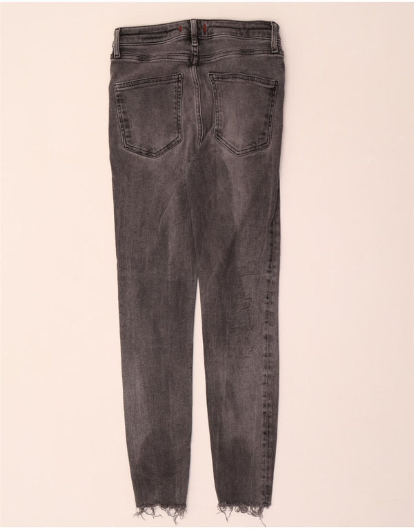 ZARA Vaqueros Pitillo Mujer EU 36 XS W26 L28 Gris