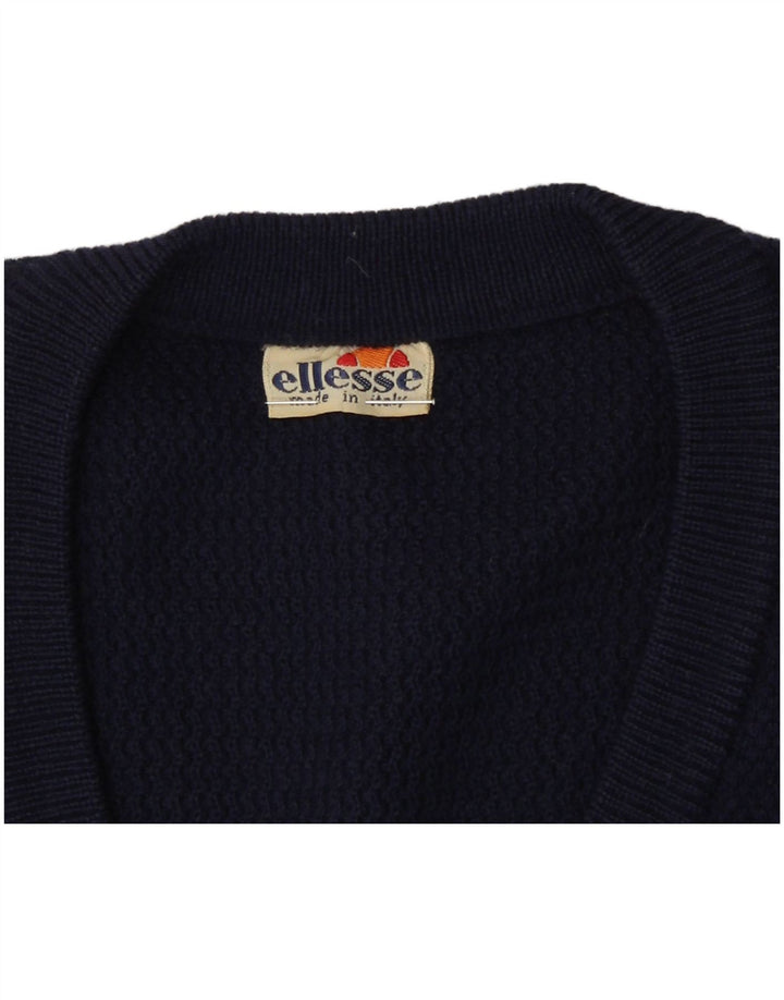 Ellesse Hombre Chaleco Tank Top Medium Azul Marino