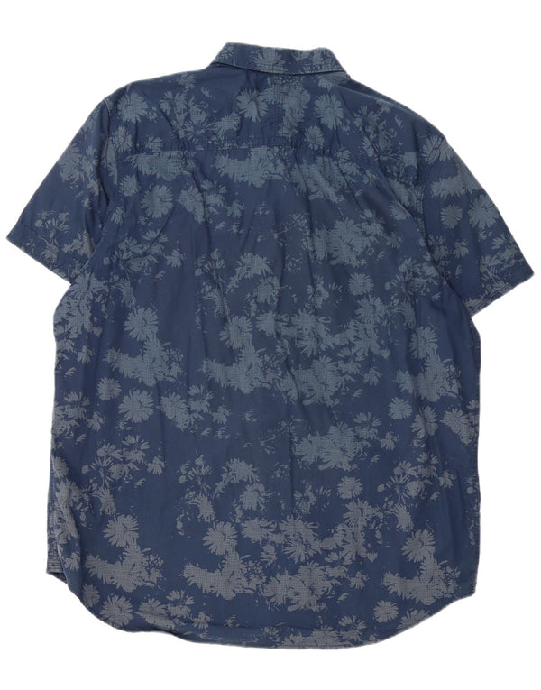 Timberland Camisa de manga corta Earthkeepers para hombre 2XL Azul marino hawaiano