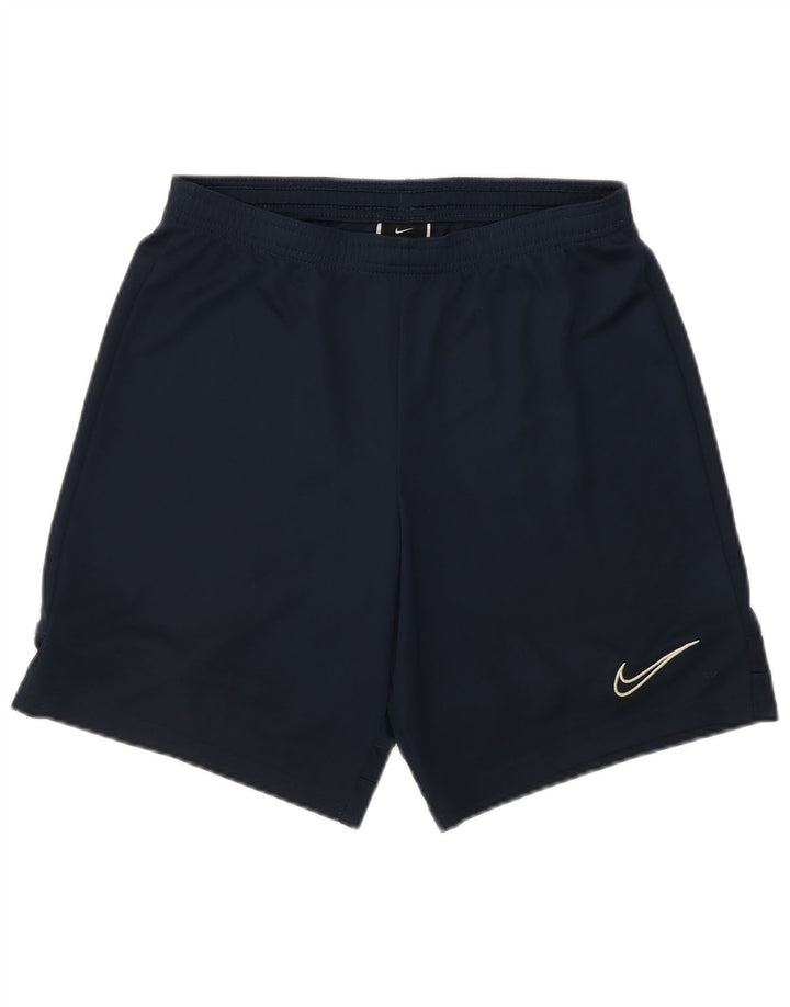 Nike - Pantalones cortos deportivos para hombre, talla pequeña, color azul marino, poliéster