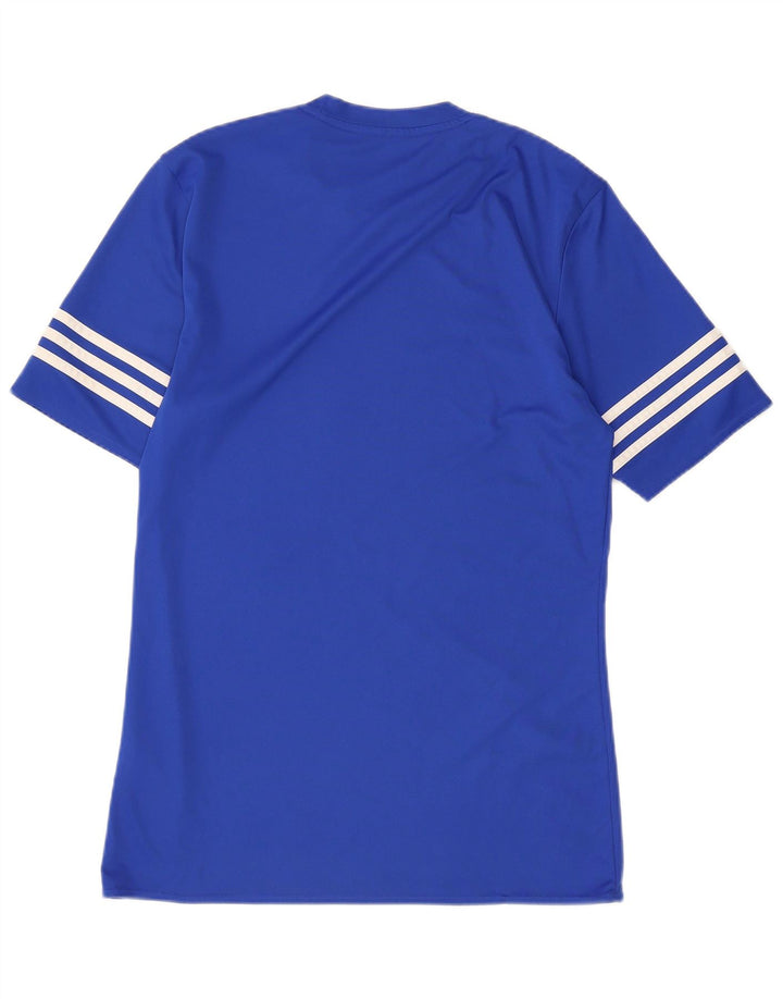 ADIDAS Camiseta Climalite para hombre Top Small Blue Poliéster