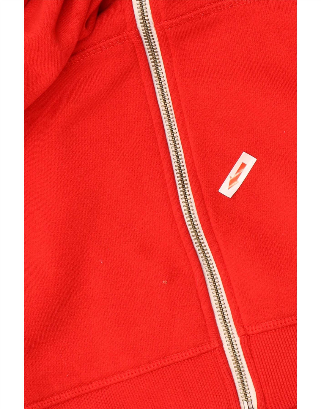 Converse Mens Zip Sudadera con capucha suéter pequeño rojo algodón