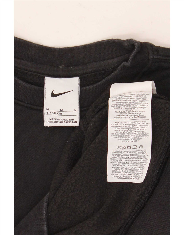 Nike Sudadera para niño Jumper 10-11 años Mediana Negro Algodón