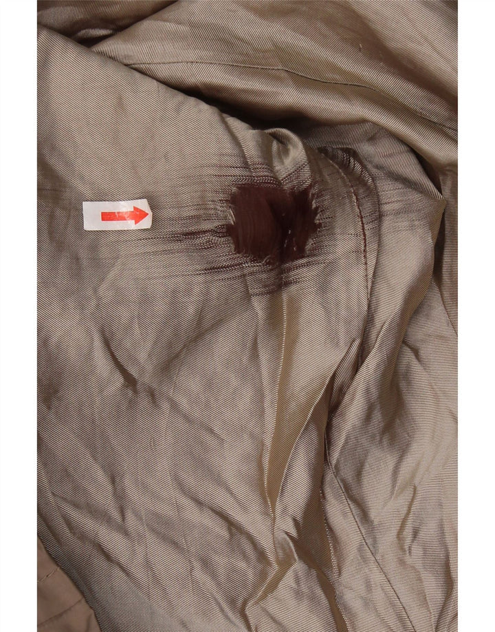 Marks & Spencer Chaqueta Parka Autograph para Mujer UK 44 Poliéster Caqui Mediano