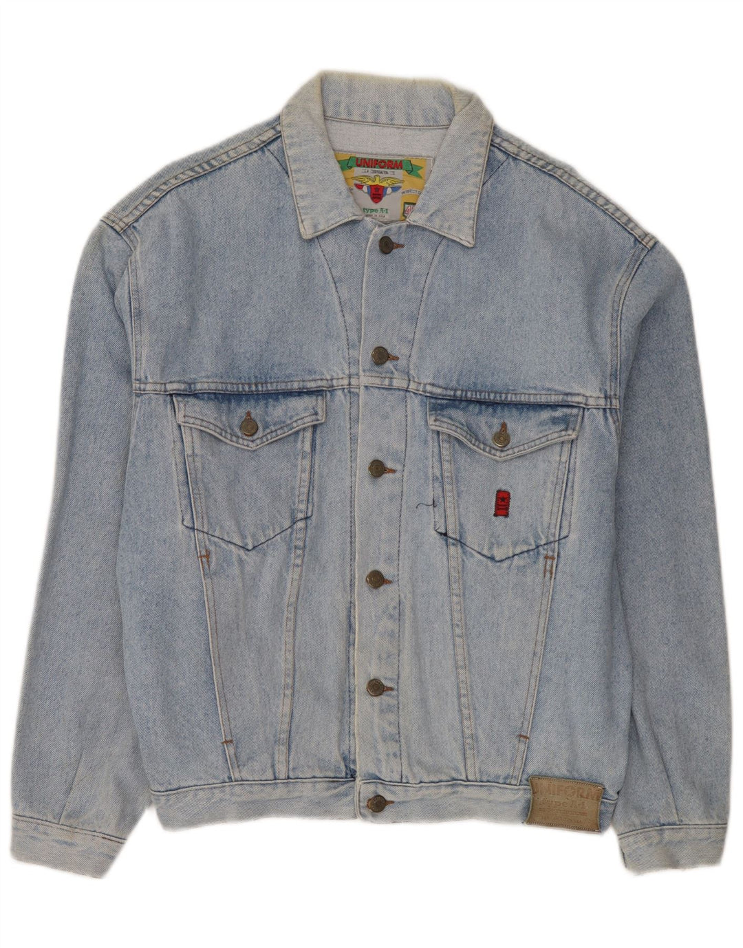 Chaqueta vaquera uniforme para hombre UK 38 Azul medio