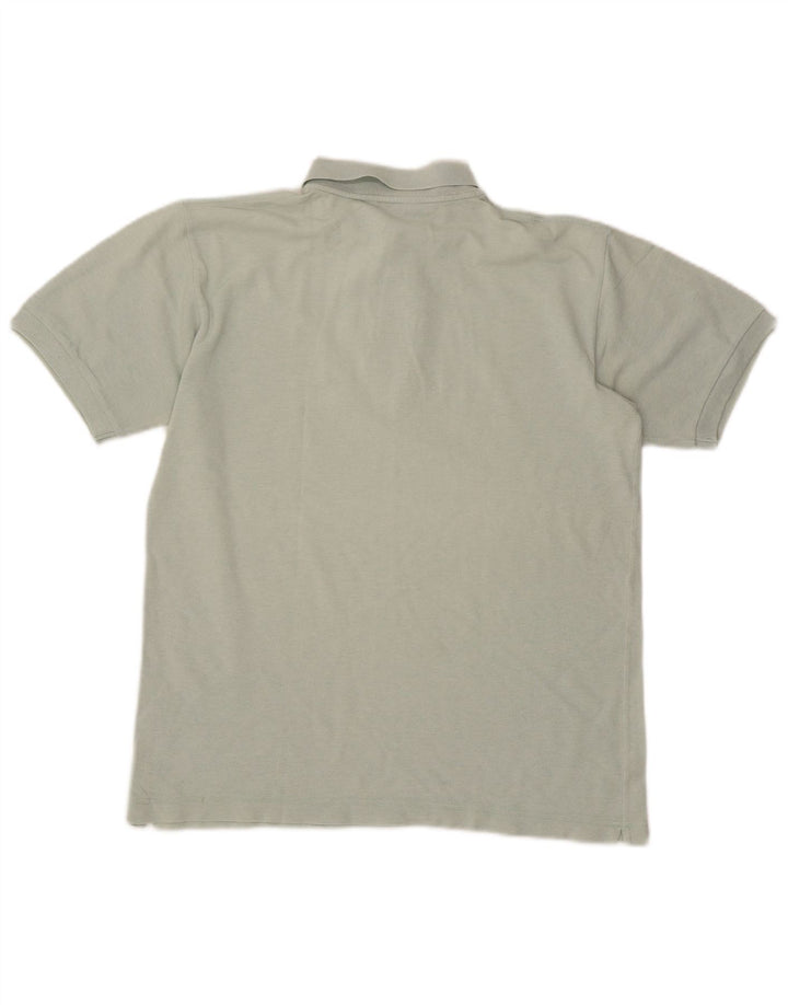 Polo Kappa Hombre Algodón Azul Medio