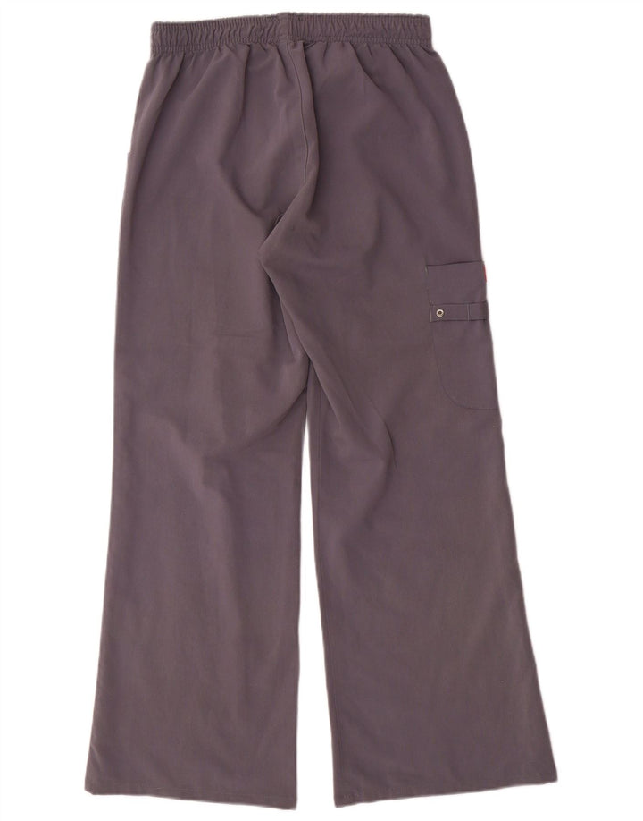 DICKIES Pantalón cargo recto pequeño para mujer W27 L28 Poliéster gris