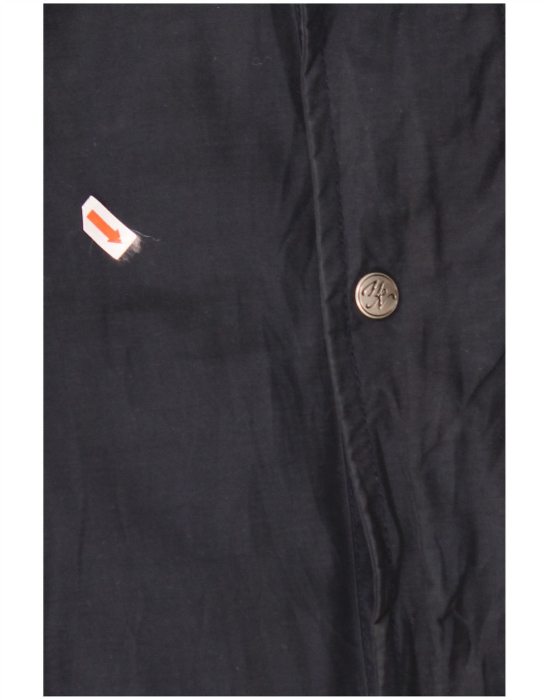 VINTAGE Chaqueta cortavientos para hombre Reino Unido 44 2XL Algodón azul marino