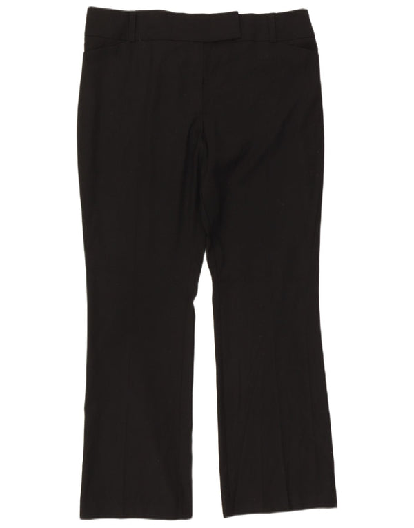Marks & Spencer Pantalones Casuales Rectos para Mujer UK 46 Large W36 L31 Negro