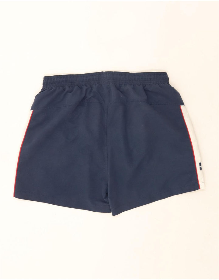 Ellesse Mens Graphic Sport Shorts Large Azul Marino Colorblock Poliéster