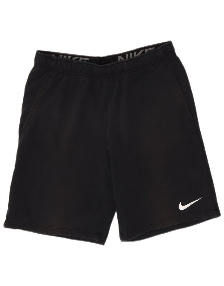 Nike - Pantalones cortos deportivos Dri Fit para hombre, talla grande, algodón negro