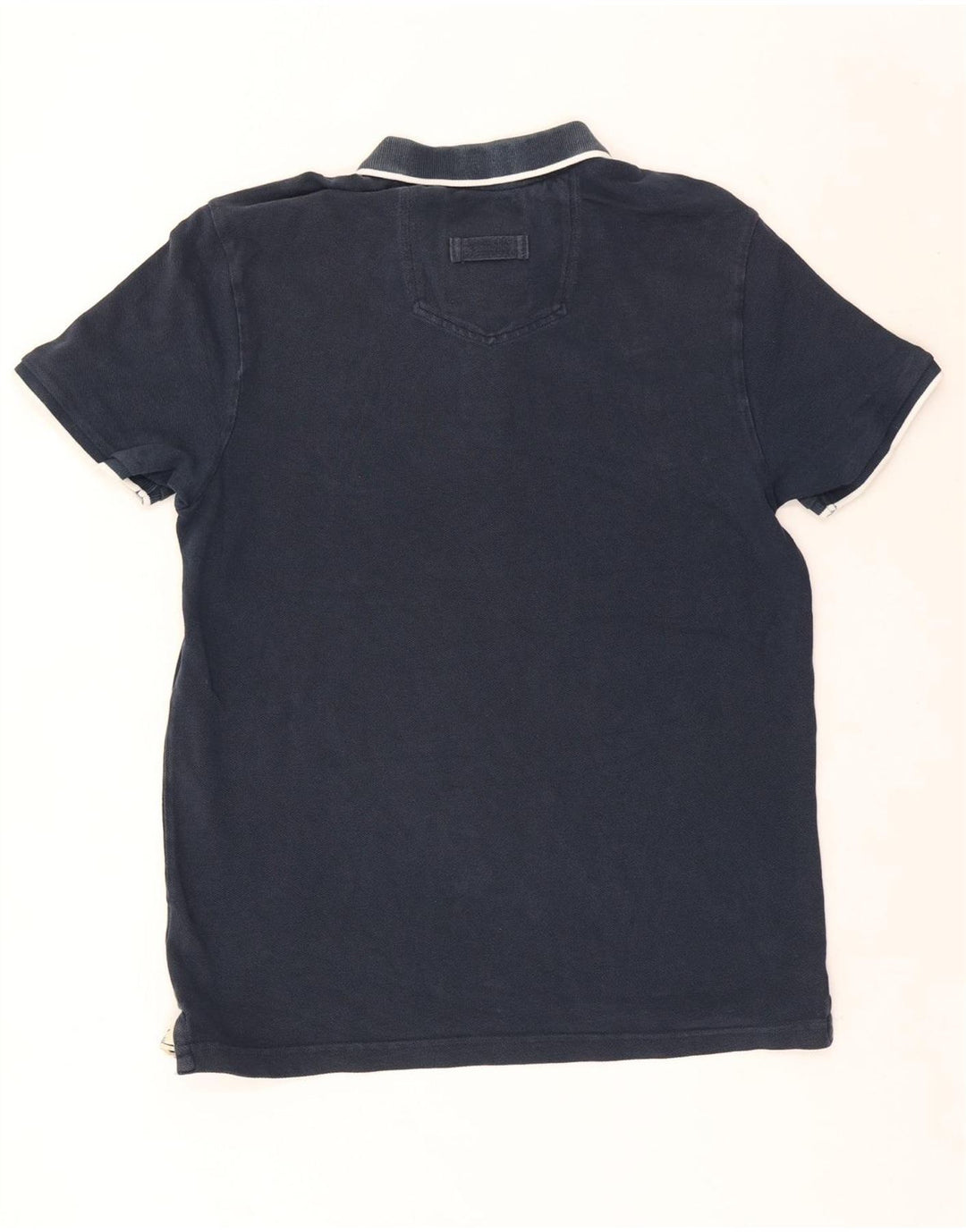 Polo de hombre Fat Face de algodón azul marino mediano