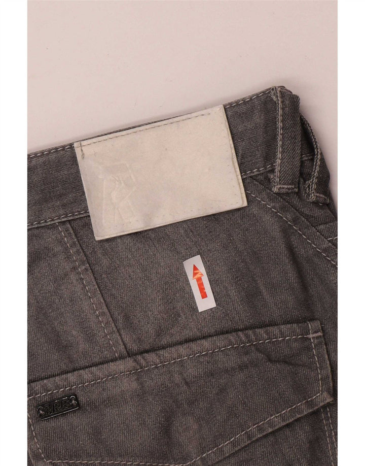 Vaqueros rectos para hombre Rifle W34 L33 Algodón gris