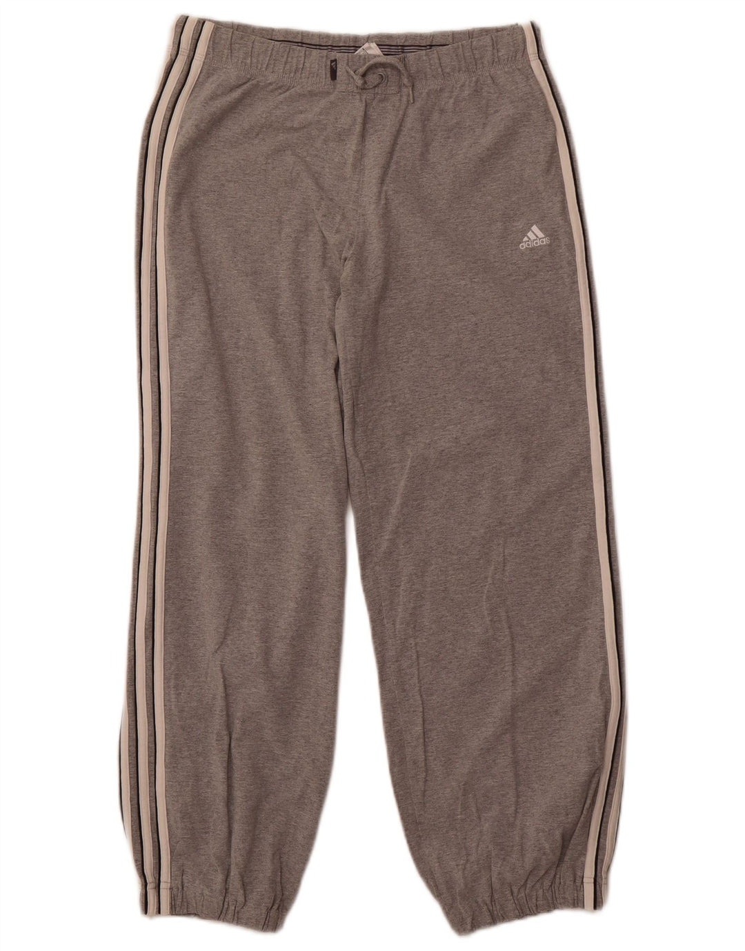 Adidas - Pantalones de chándal para mujer, talla 40, talla grande, algodón gris