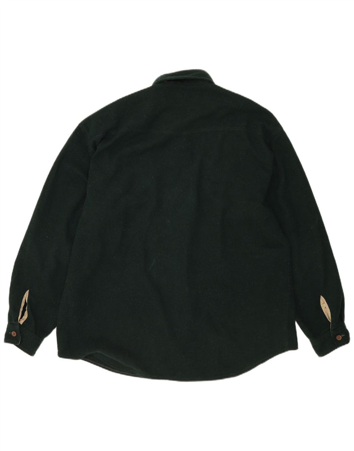 Marlboro Classics Camisa De Franela Hombre XL Lana Verde