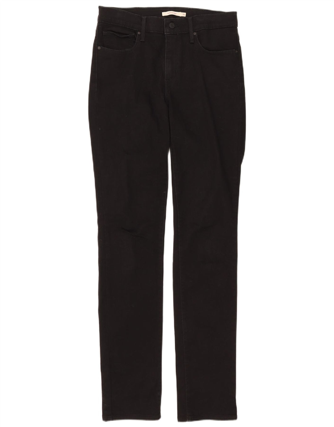Levi's Vaqueros Slim Adelgazantes Mujer W31 L34 Algodón Negro